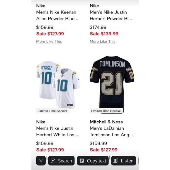 NFL Chargers Jersey, size L 2006-2007 season #21 L. Tomlinson - Picture 3 of 11